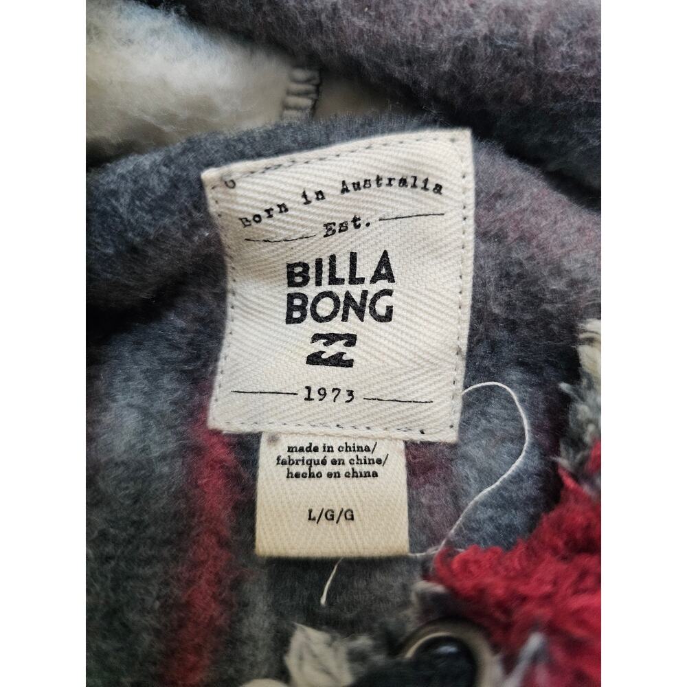 Billa Bong sweater fleece fuzzy hoodie Women's Size L - Picture 3 of 3
